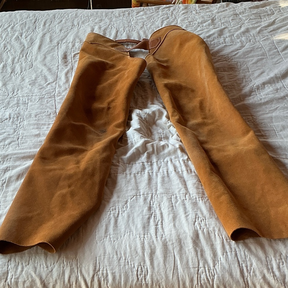 Brown Suede Chaps